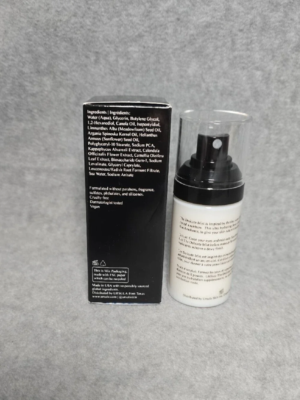 Ursula of Switzerland The Delicate Mist Moisturizer